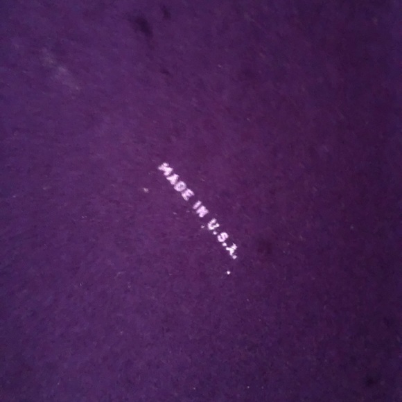 Vintage Purple and Black Wool Hat - Picture 7 of 8